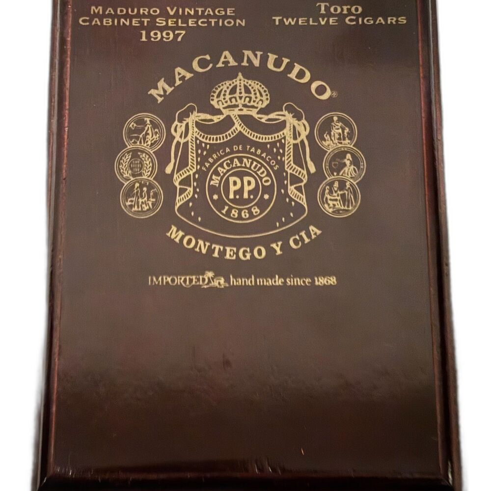 Macanudo Vintage 1997 Maduro Toro Empty Cigar Box
